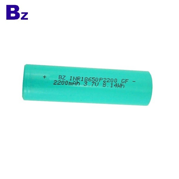 定制 BZ 18650 2200mah 3.7V 3C 圓柱形鋰離子電池