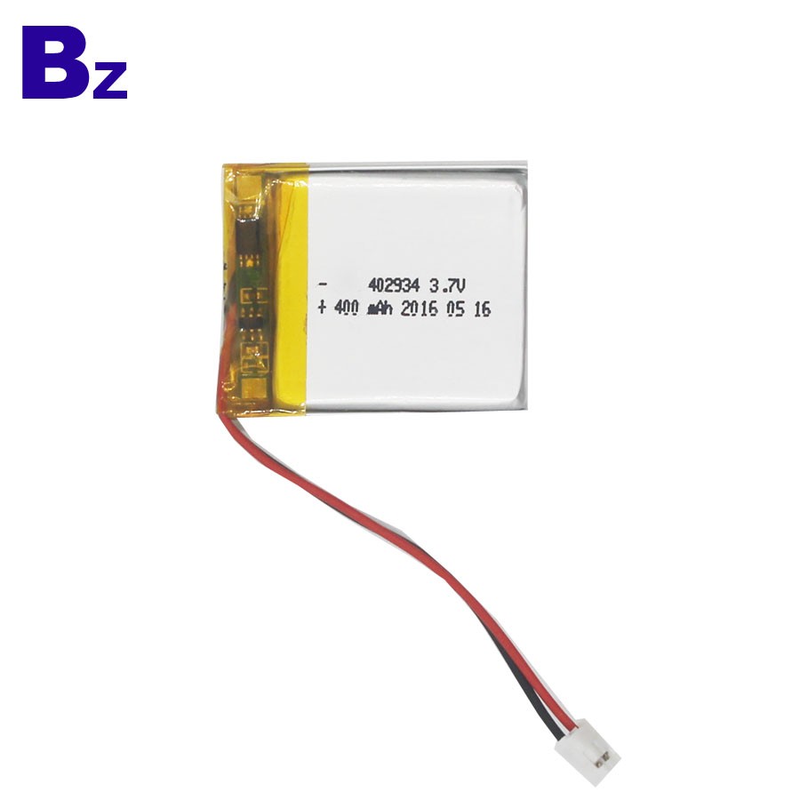 402934 400mAh 3.7V 鋰聚合物電池