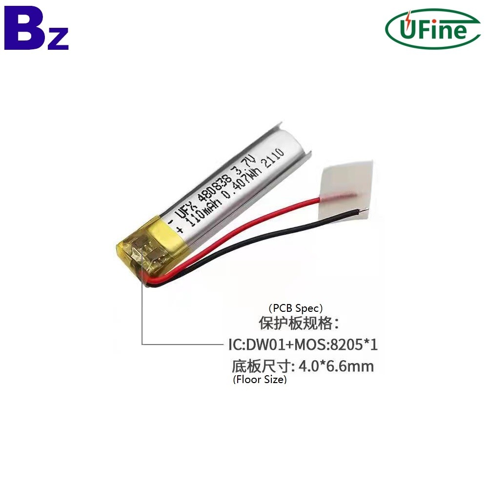 鋰離子電芯工廠熱銷 110mAh 鋰電池