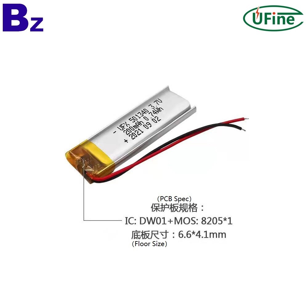 中國最好的鋰離子電池製造商供應 200mAh 電池