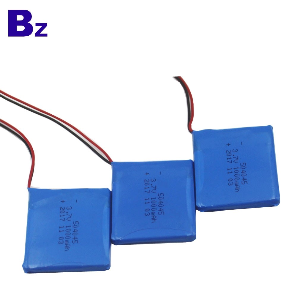 BZ 504045 3.7V 1000mAh 聚合物鋰離子電池