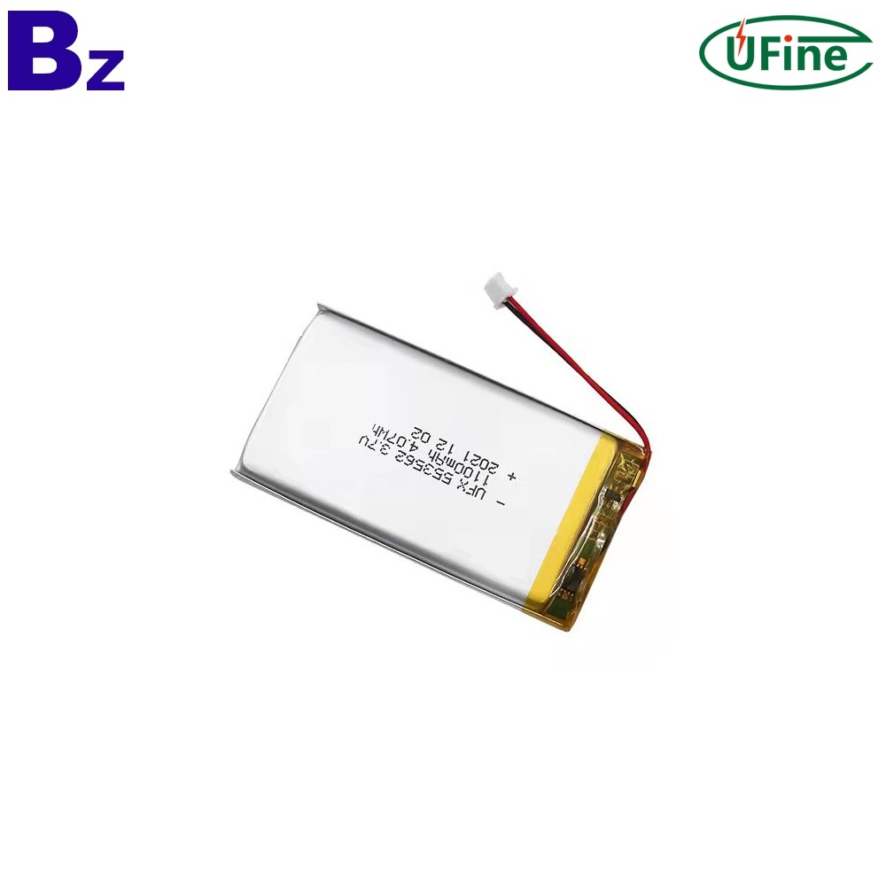 553562 3.7V 1100mAh 可充電鋰離子電池