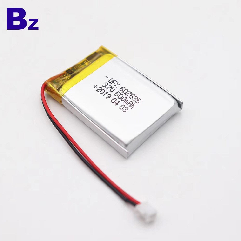 LED檯燈 BZ 602535 3.7V 500mAh 鋰離子聚合物電池