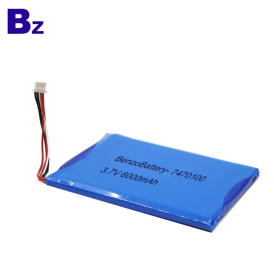 7470100 6000mah 3.7V 適用於醫療產品的鋰電池