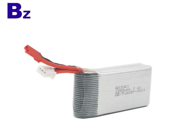 BZ 803063 1200mah 15c 7.4v 高倍率聚合物電池 可用於RC航模模型