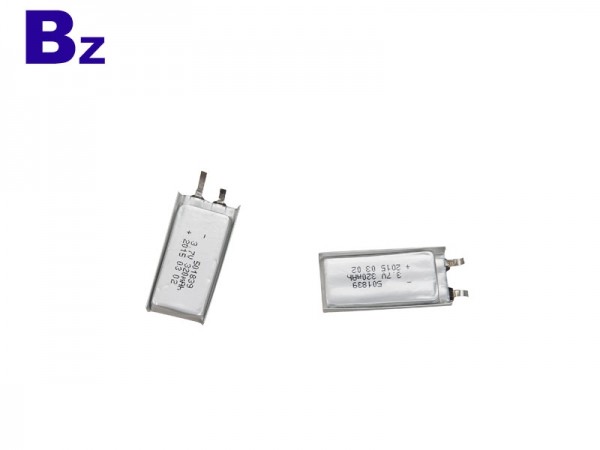 電子數碼產品電池 - BZ 501839 - 3.7V - 380mAh - 鋰離子電池 - 可充電電池