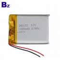 深圳最優質的手柄照明鋰電池 BZ 285272 1000mAh 3.7V 鋰聚合物電池，帶UL認證