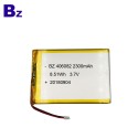 中國鋰電池廠家定制可用於玩具的可充電電池 BZ 406082 2300mAh 3.7V 鋰電池