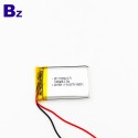 用於車載DVR設備的鋰電池 UFX 703048 1000mAh 3.7V 鋰聚合物電池帶UN38.3 UL和KC認證