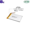 批髮用於GPS跟踪器的高品質鋰聚合物電池 UFX 554267 1800mAh 3.7V Li-Po電池