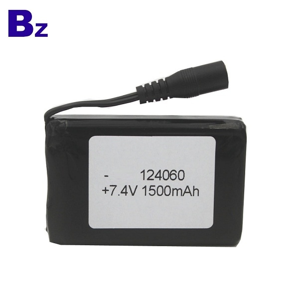 124060-2S 7.4V 1500mAh 聚合物锂电池