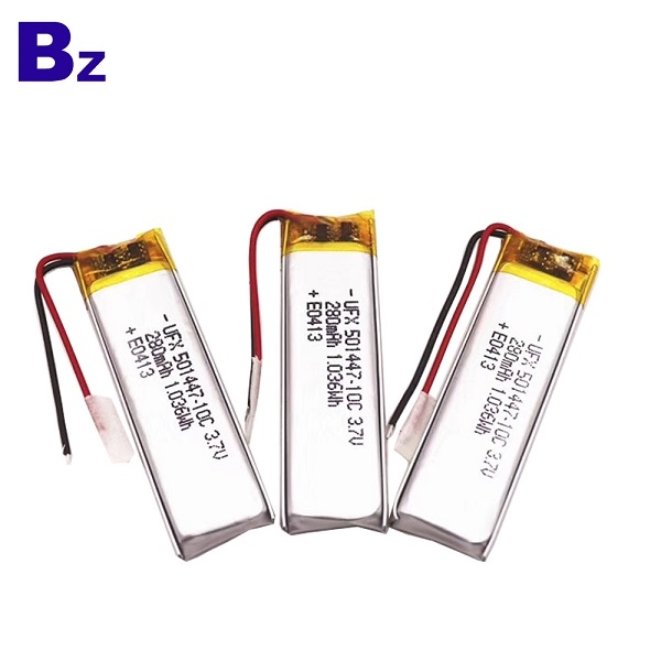 501447 10C 3.7v 280mAh鋰電池