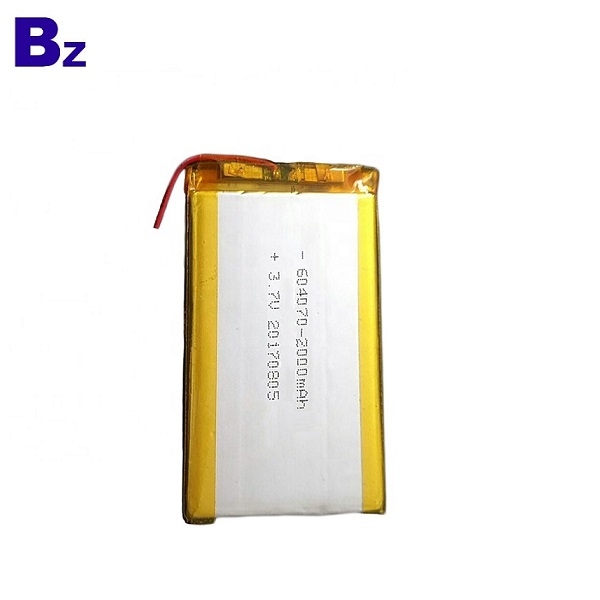 KC認證用於空氣淨化器的鋰聚合物電池BZ 604070 2000mAh 3.7V可充電LiPo電池