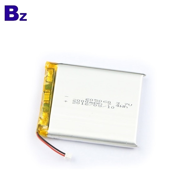 KC認證用於電子美容產品的聚合物鋰離子電池BZ 605060 2000mAh 3.7V LiPo電池