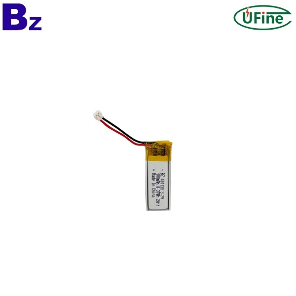 401130 3.7V 100mAh 鋰離子可充電電池