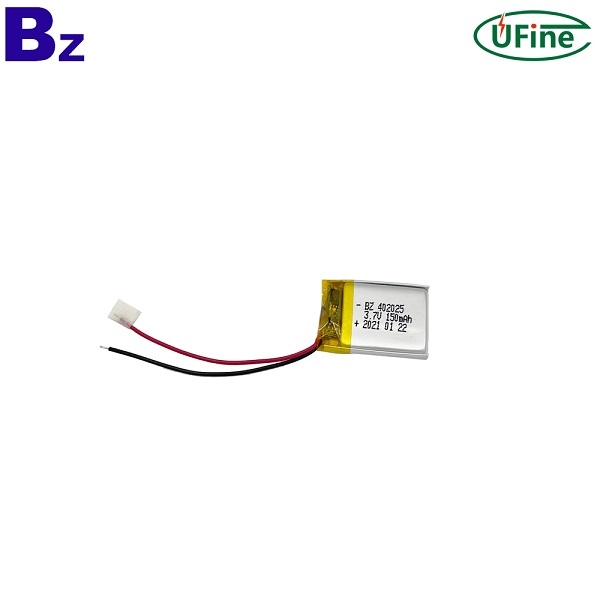 402025 3.7V 150mAh 鋰聚合物電池