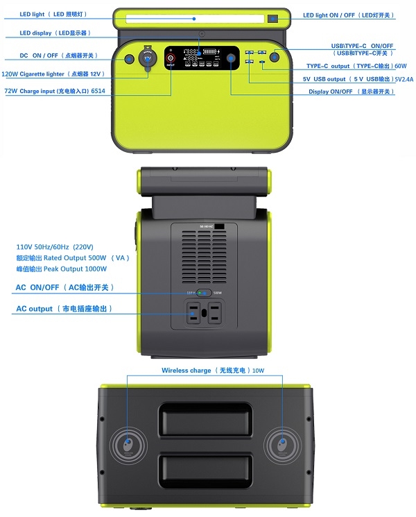 便攜式可充電太陽能電池