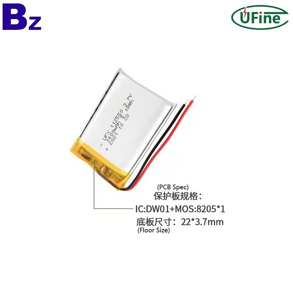 112550 3.7V 1400mAh 鋰離子聚合物電池