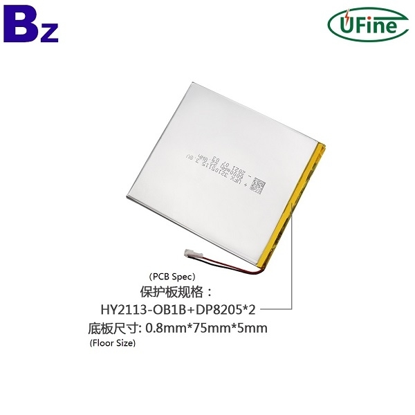 32105115 6000mAh 3.8V 鋰聚合物電池