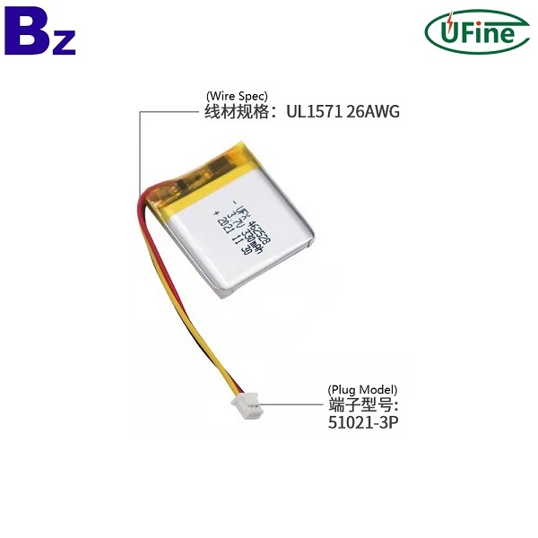 330mAh醫療可穿戴設備電池