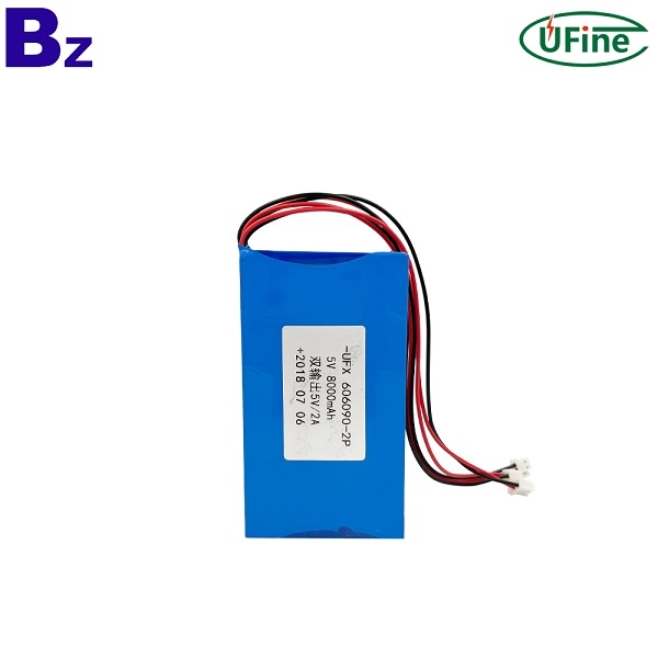 606090-2P 3.7V 8000mAh Lipo 電池組