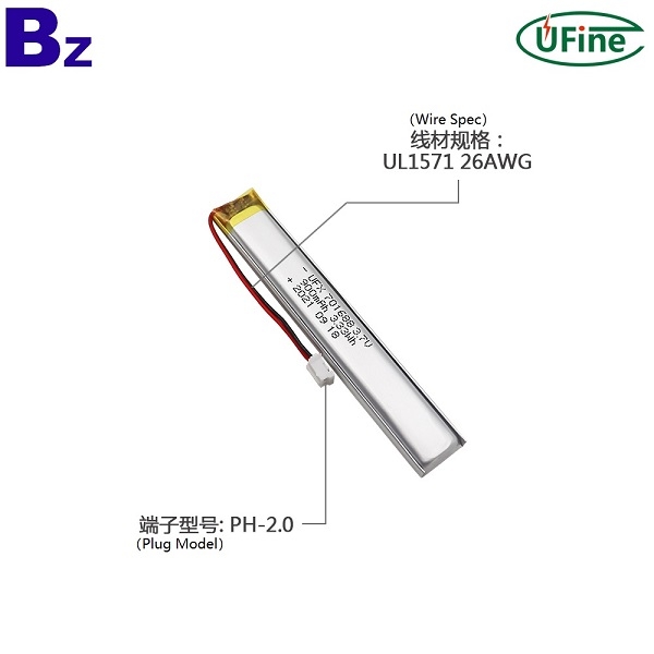 701688 3.7V 900mAh 鋰電池 