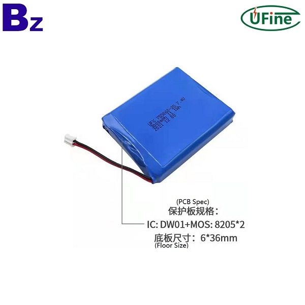 755060-2S 7.4V 3000mAh 鋰聚合物電池