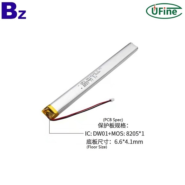 8014142 1600mAh 3.7V 鋰聚合物電池