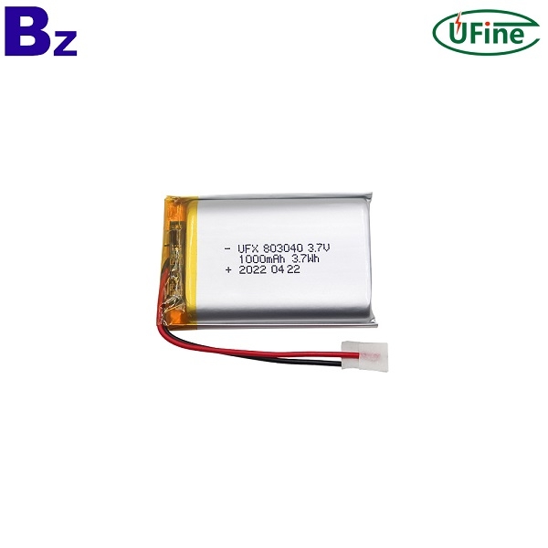 803040 3.7V 1000mAh 鋰聚合物電池