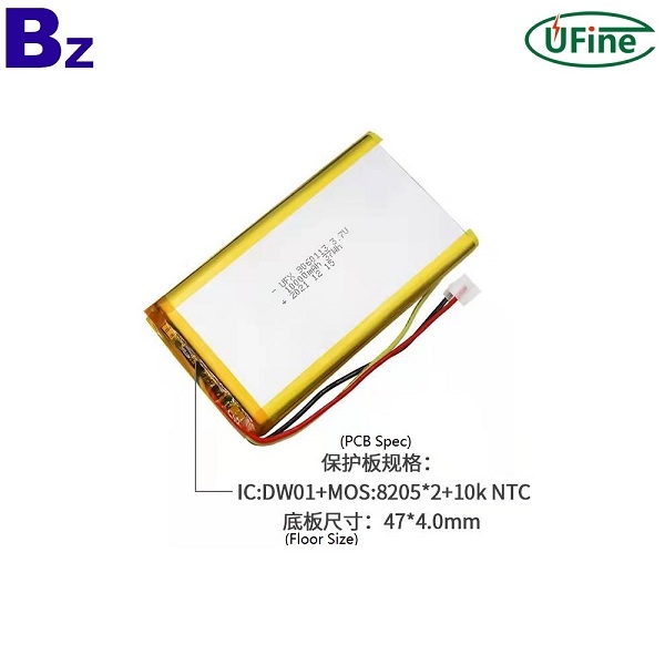9060113 3.7V 10Ah鋰電池
