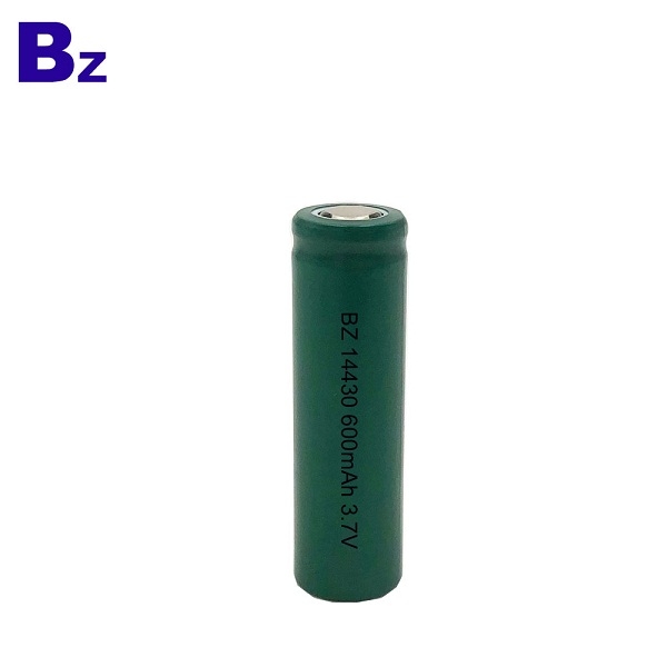 制圓柱形鋰電池 BZ 14430 600mAh 3.7V 鋰離子電池