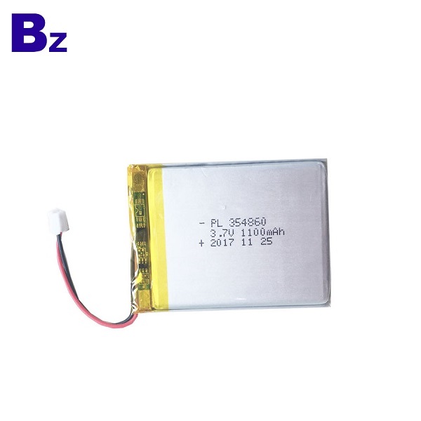 354860 1100mAh 3.7V 可充電LiPo電池