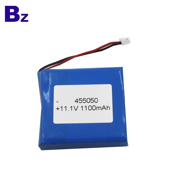 定制可充電鋰離子電池 BZ 455050 3S 11.1V 1100mAh 聚合物鋰離子電池