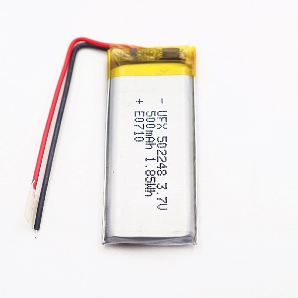 500mAh 3.7V鋰電池