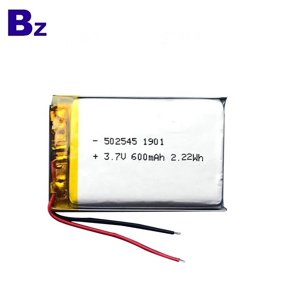 502545 600mAh 3.7V鋰電池