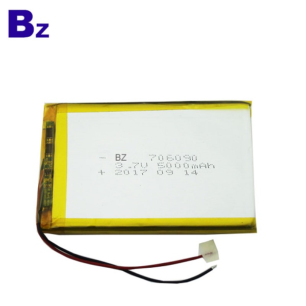 5000mah 3.7V 可充電鋰聚合物電池