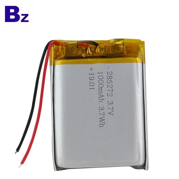 285272 1000mAh 3.7V鋰聚合物電池