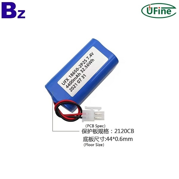 18650-2S2P 4400mAh 7.4V 鋰離子電池