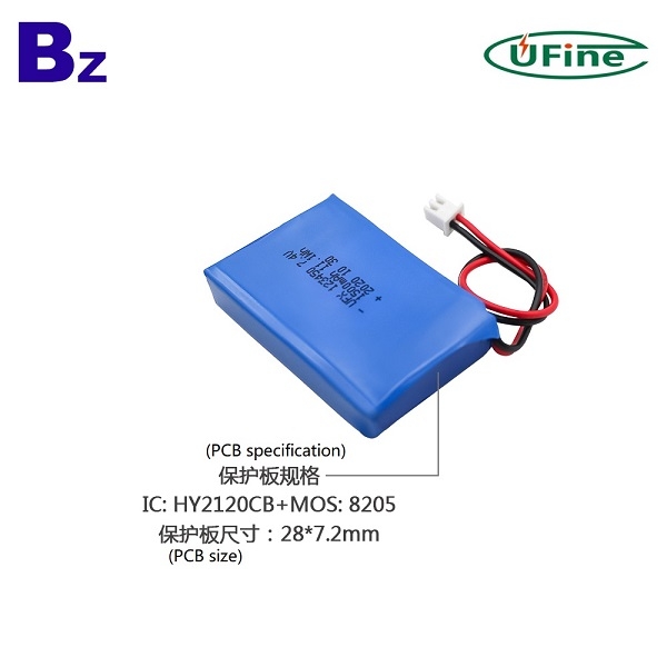 123450-2S 1500mAh 7.4V USB可充電鋰聚合物電池