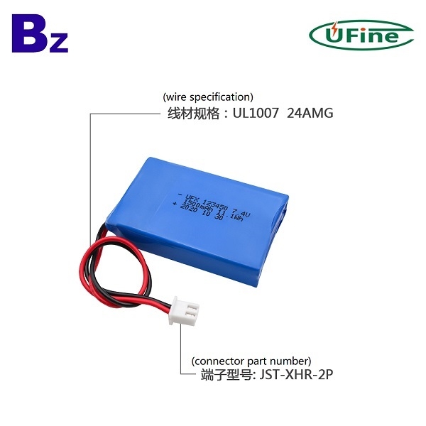 1500mAh保暖外套鋰聚合物電池