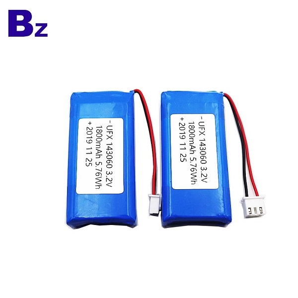 143060 1800mAh 3.2V LiFePO4電池