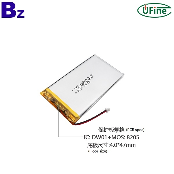 425090 2300mAh 3.7V鋰聚合物電池