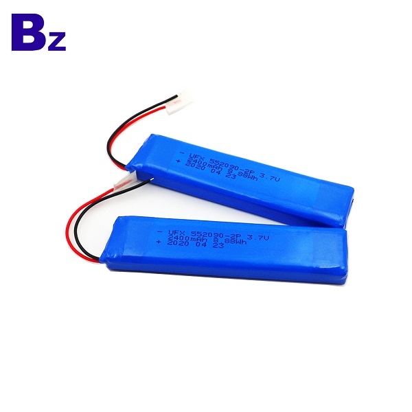 552090-2P 2400mAh 3.7V聚合物鋰離子電池