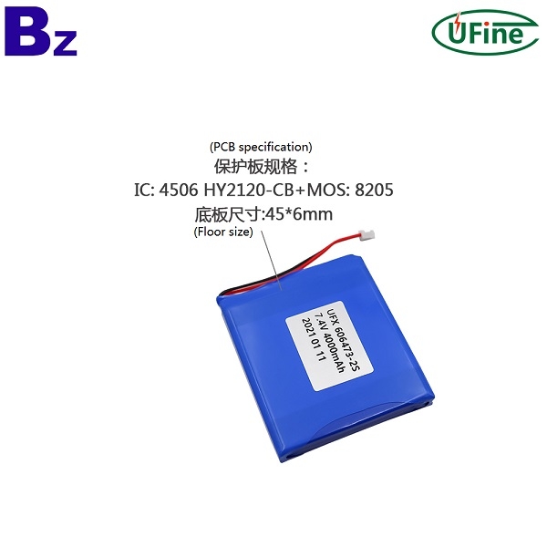 606473-2S 7.4V 4000mAh鋰聚合物電池