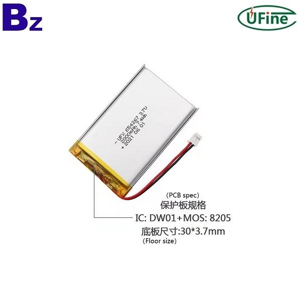 高品質 2000mAh 3.7V 鋰離子聚合物電池