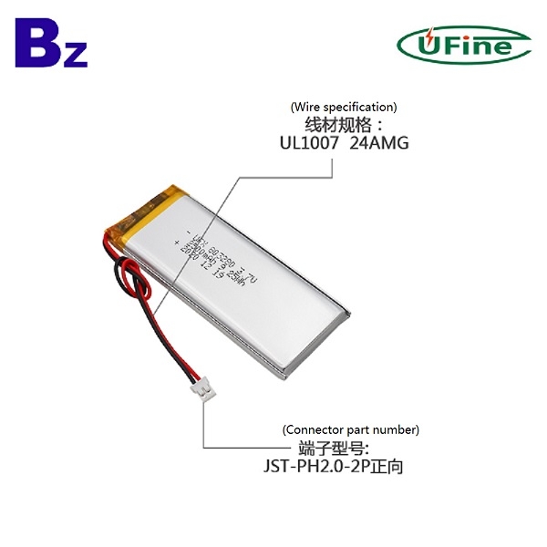 中國製造商定制的2500mAh鋰電池