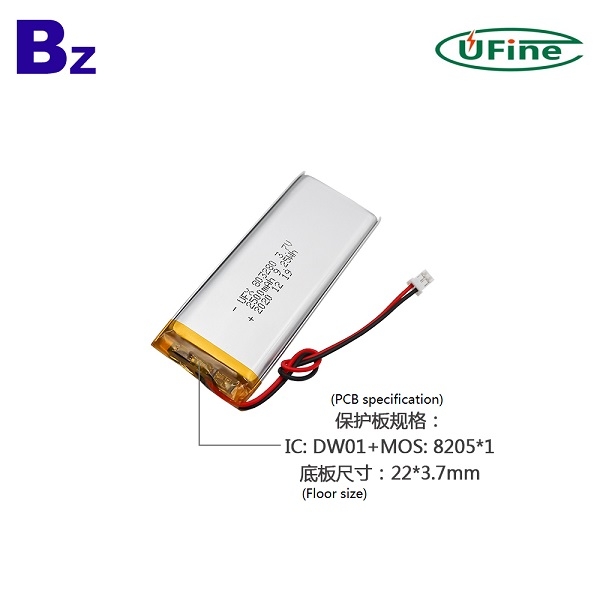 803280 2500mAh 3.7V鋰聚合物電池