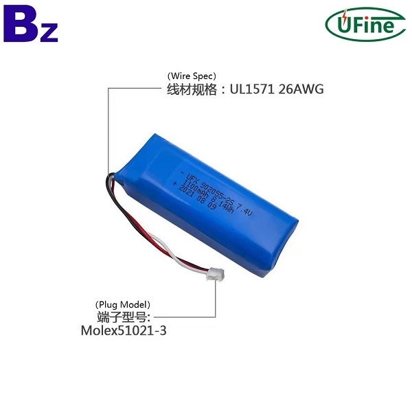 902055-2S 1100mAh 7.4V 鋰電池 