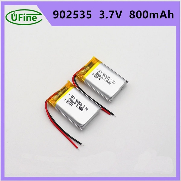 902535 800mAh 3.7V鋰聚合物電池