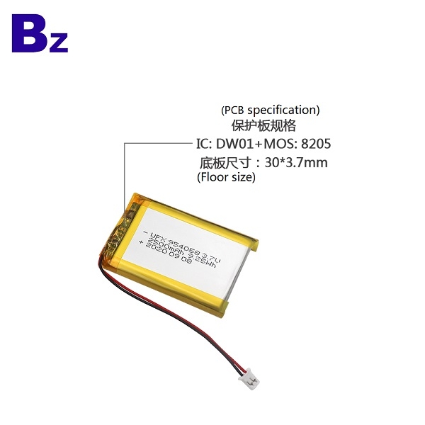 ShenZhen Best Quality 2500mAh Li-Polymer Battery